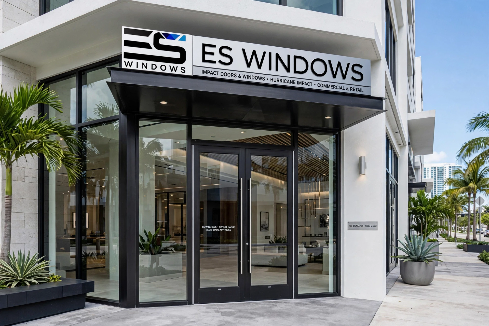 ES Impact Doors Commercial Installation